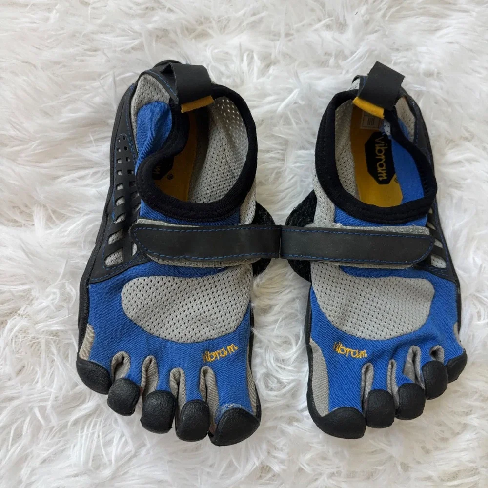Vibram FiveFingers KSO kids' Barefoot Water Shoes Size 29 US 11.5T Blue Outdoor